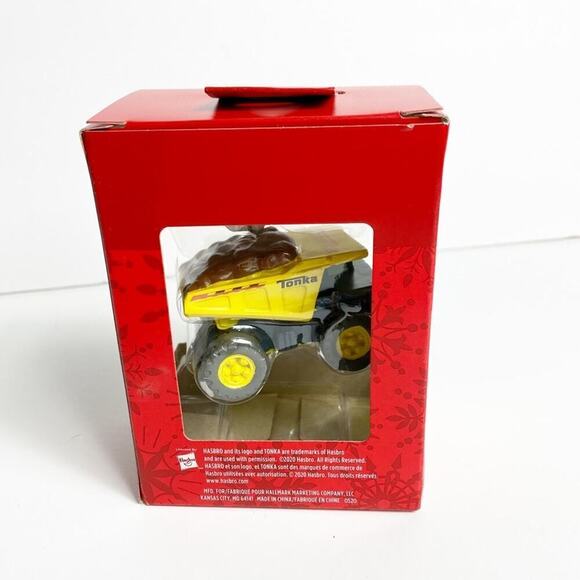 Hallmark Tonka Dump Trunk Christmas Decor Tree Ornament NEW IN BOX - Picture 2 of 2